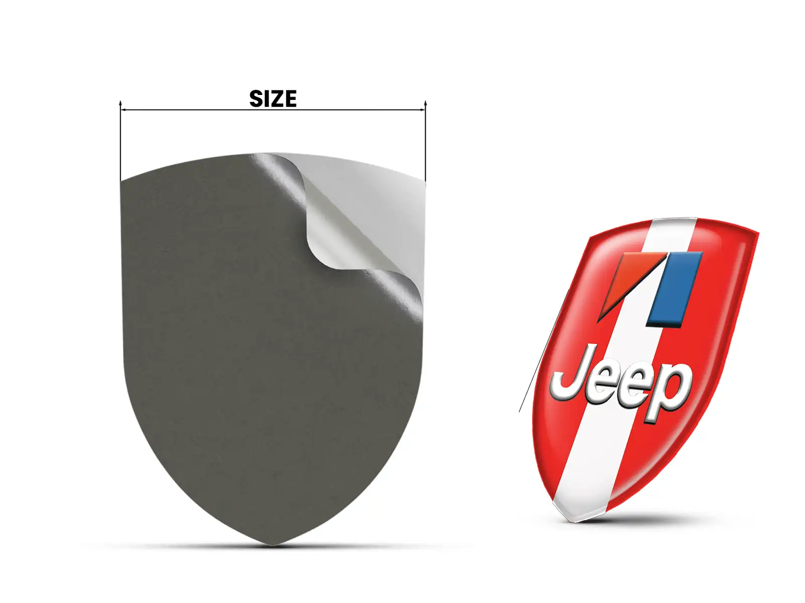Jeep Adesivi Paraurti su Misura Pro Max Durevoli Moderni